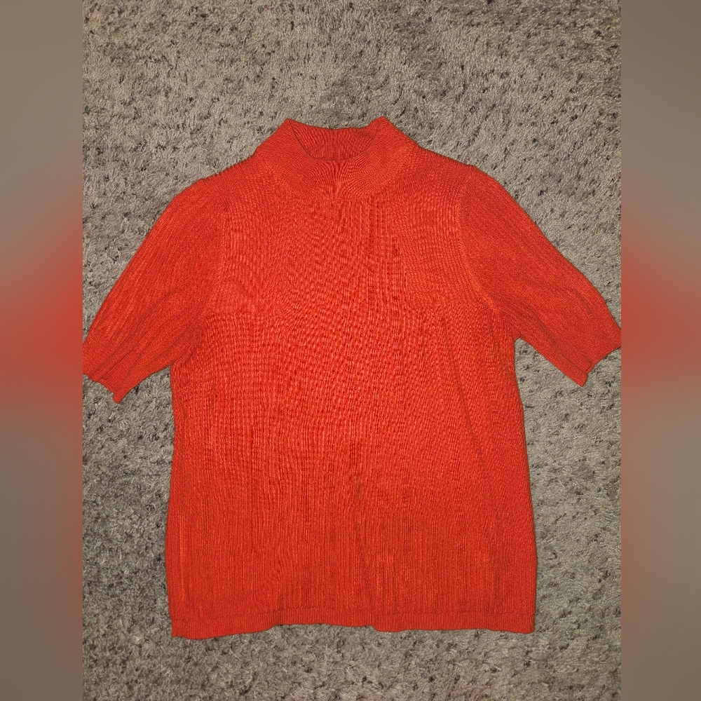 Red Sweater Top. Marled By Reunion Clothing. Size M